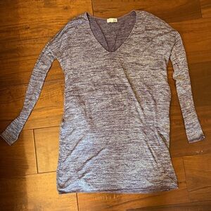 Aritzia Heathered Purple Slinky Dress